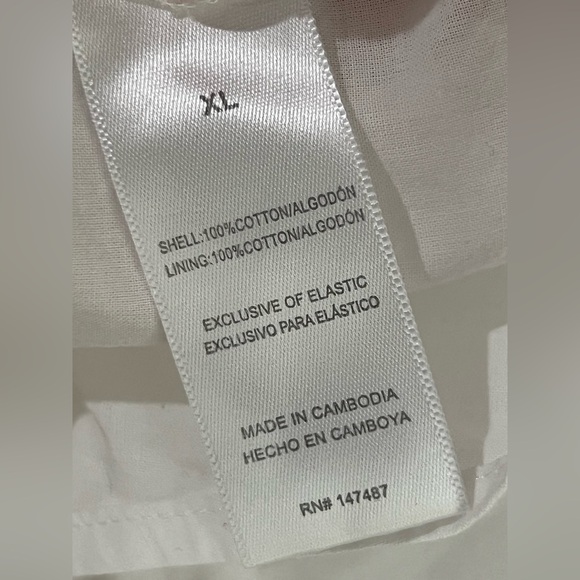 Draper James Women's Puff Sleeve Dress size XL in white - Picture 12 of 12